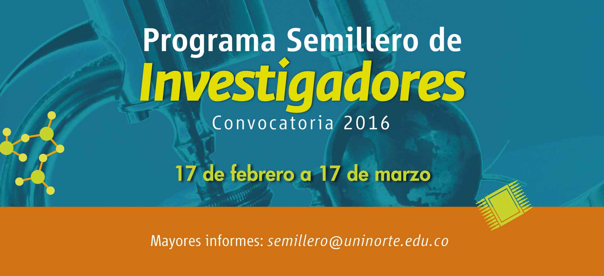 Banner programa semillero de investigadores