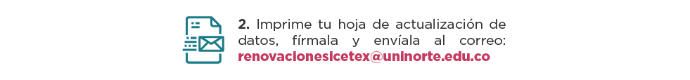 Imprime tu hoja de actualización de datos