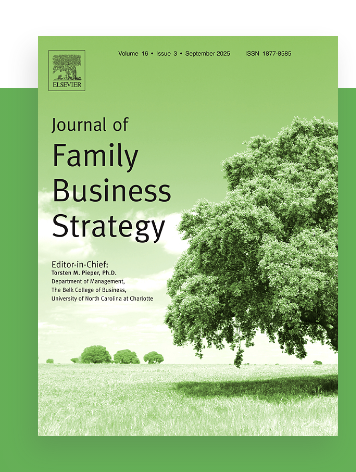 Captura portada Journal of Family Business Strategy