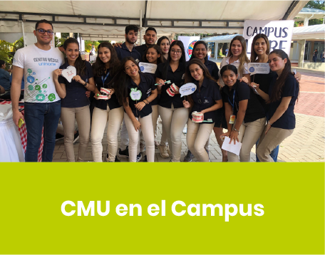 Boton CMU en el campus