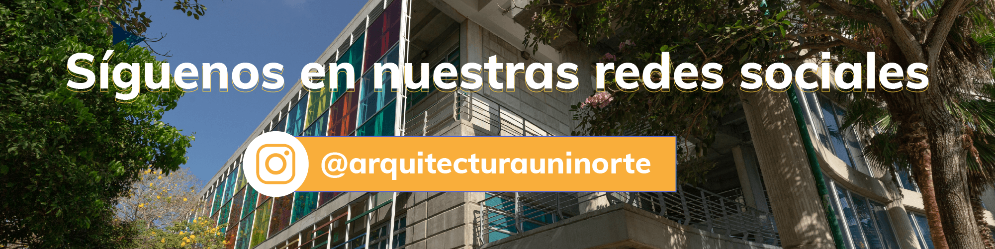 Siguenos en nuestras redes Departamento de Arquitectura y Urbanismo