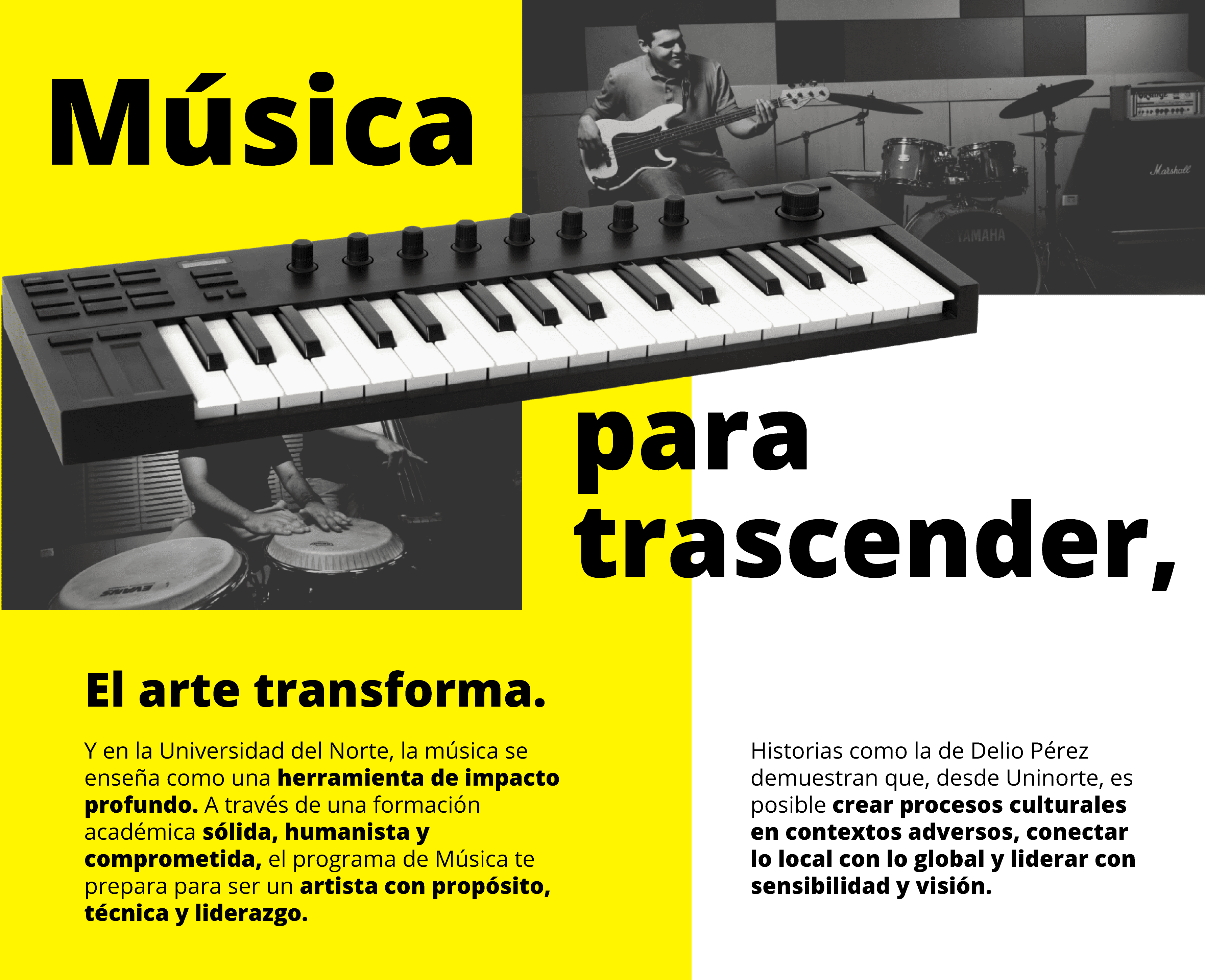 Música para trascender, el arte transforma