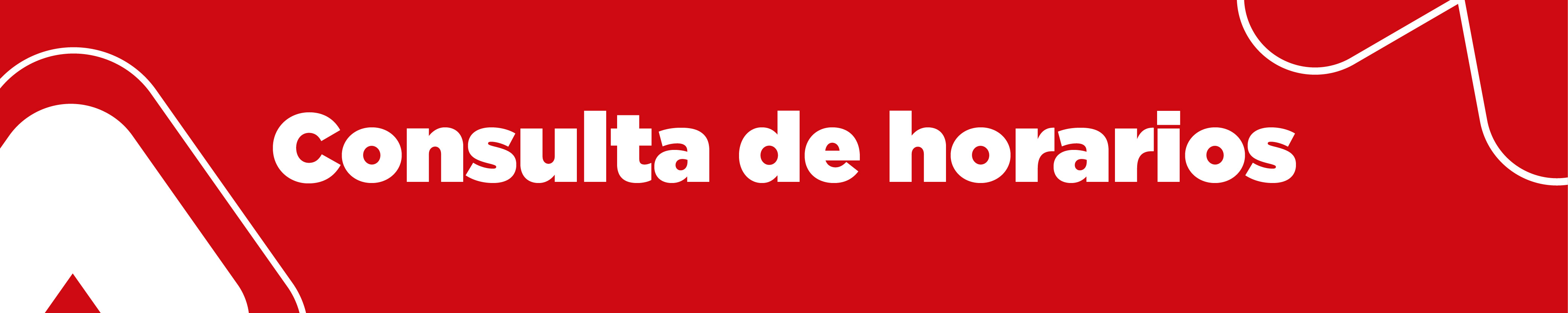 Consulta de horarios
