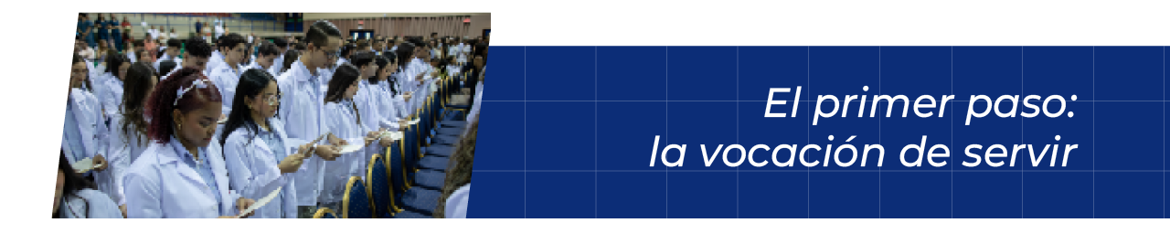El primer paso la vocación de servir