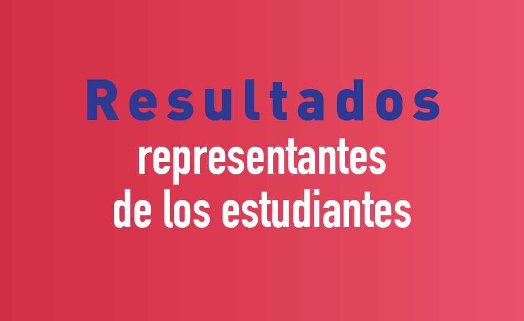 Resultados representantes de los estudiantes