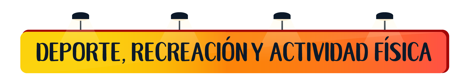 Banner deporte, recreación y actividad física